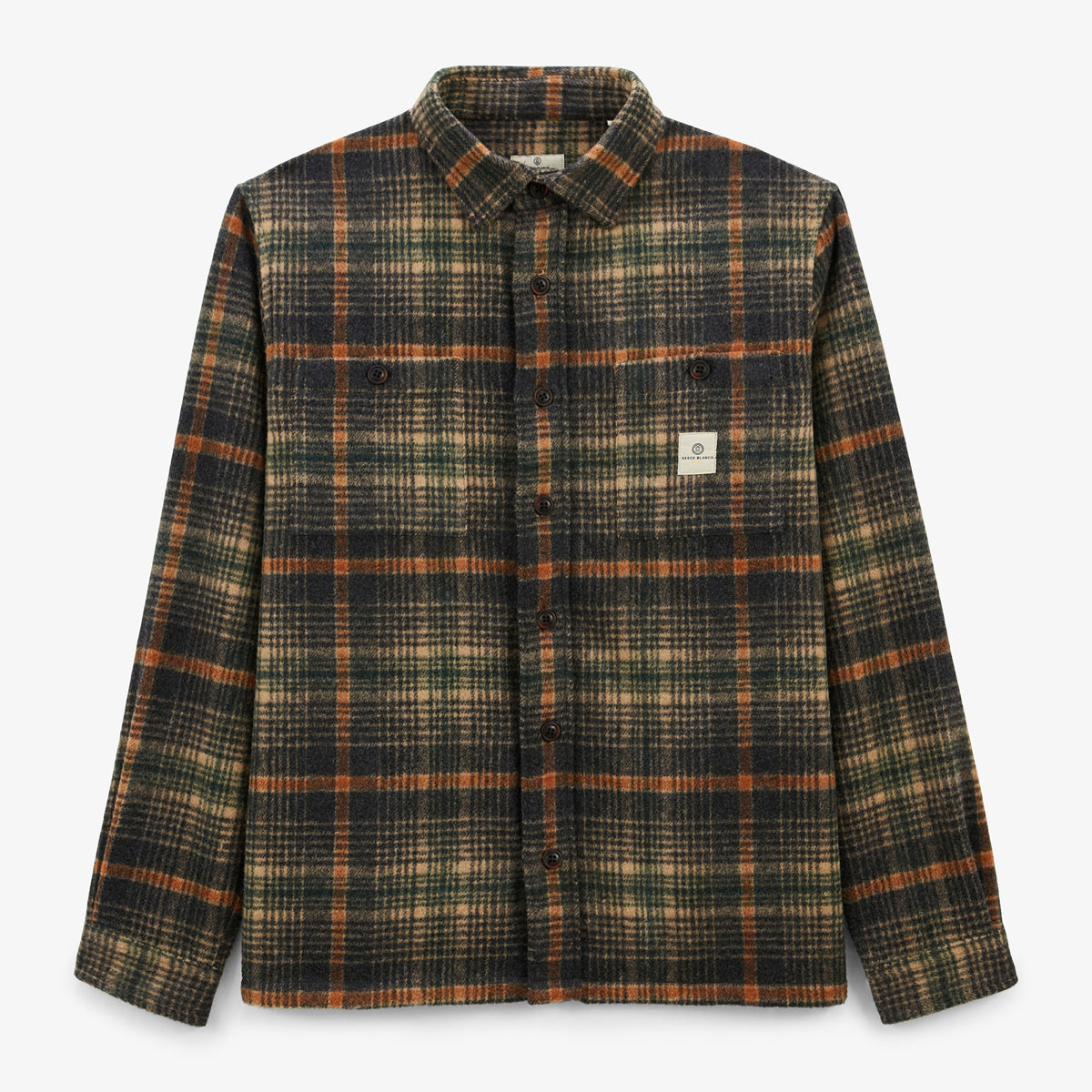 Sobrecamisa a cuadros gris Clovis Play Hombre SERGE BLANCO