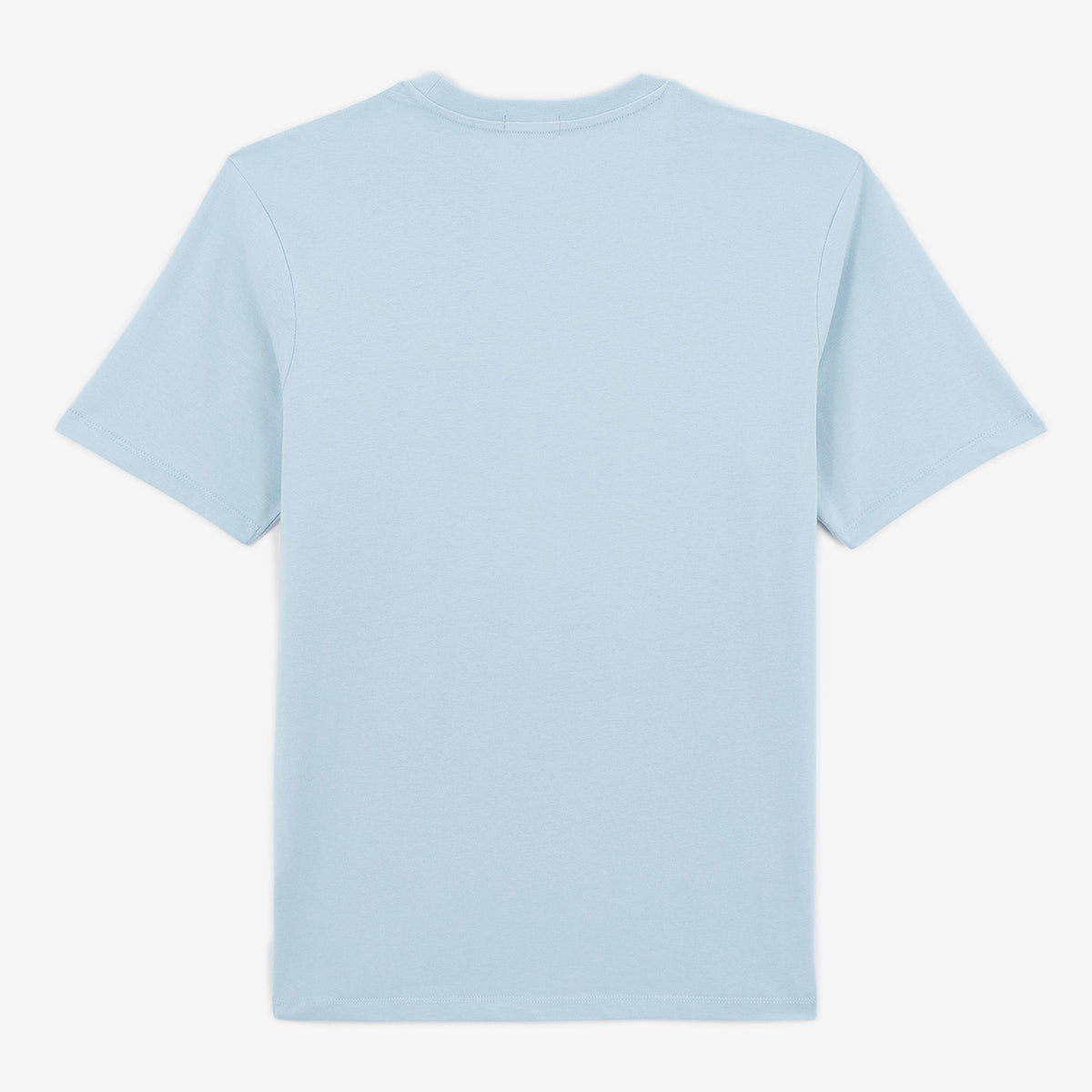 Camiseta de manga corta con cuello redondo French Riviera Toumani azul cielo para hombre SERGE BLANCO