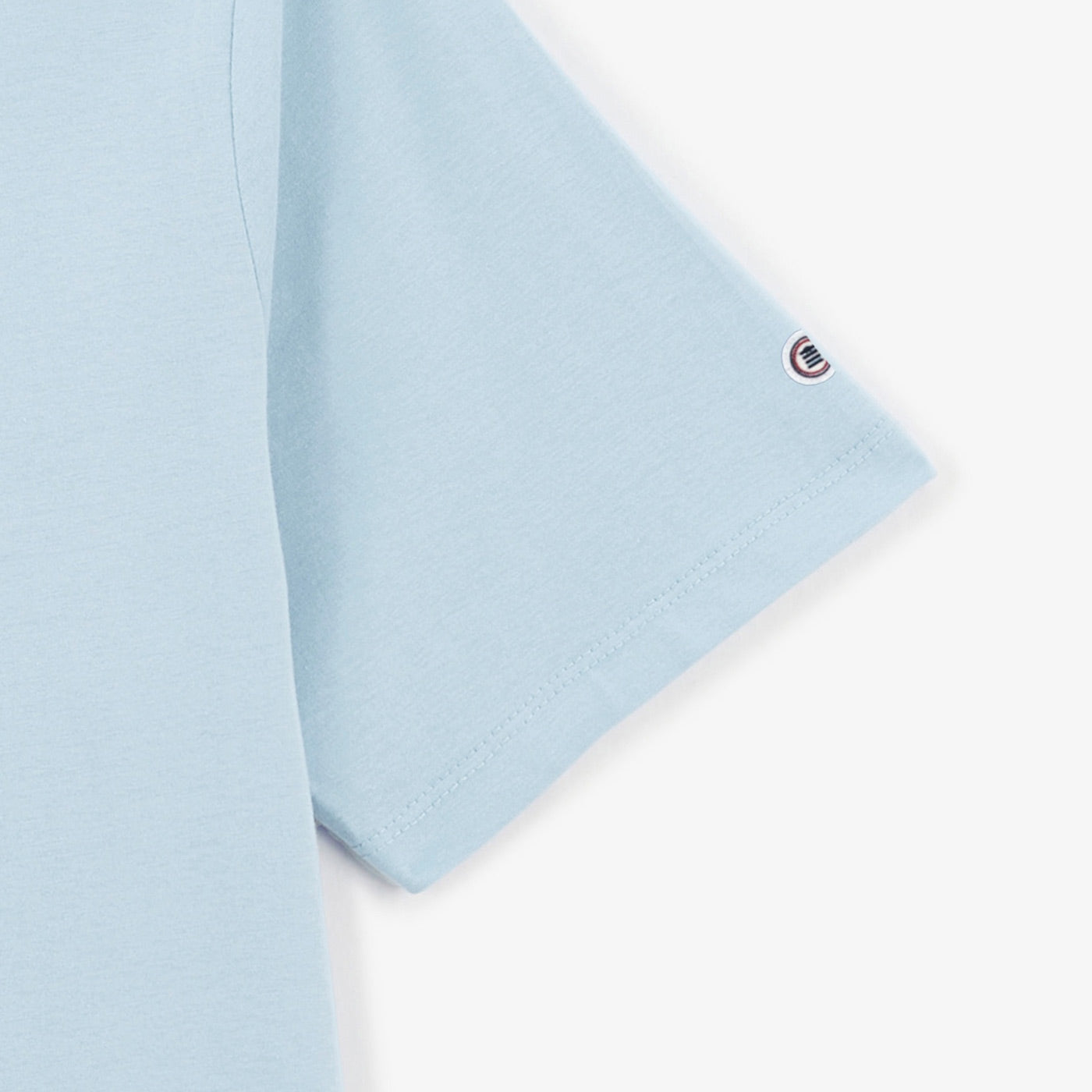 Camiseta de manga corta con cuello redondo French Riviera Toumani azul cielo para hombre SERGE BLANCO