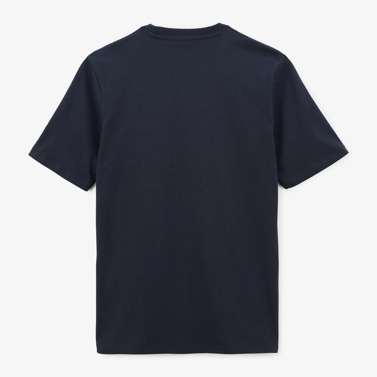 Camiseta de manga corta de algodón azul marino oscuro PLAY con bolsillo en el pecho para hombre SERGE BLANCO