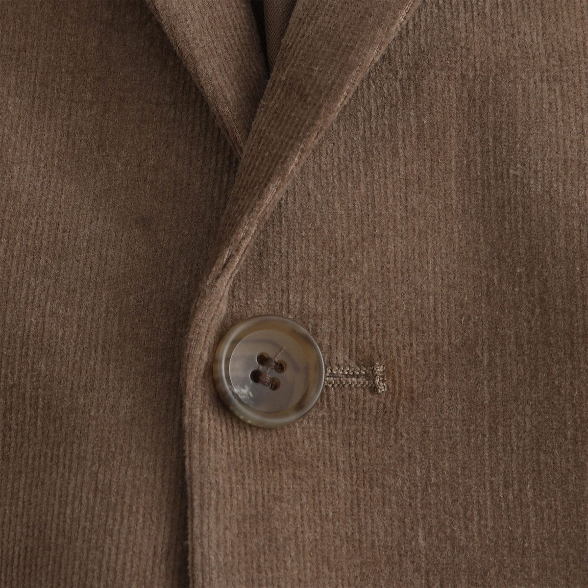 Chaqueta blazer Henri de terciopelo chocolate para hombre SERGE BLANCO