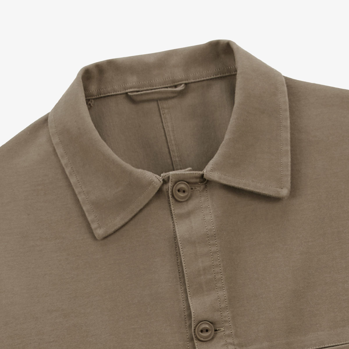 Chaqueta Worker efecto cepillado marrón shitake Wilfried Play Hombre SERGE BLANCO