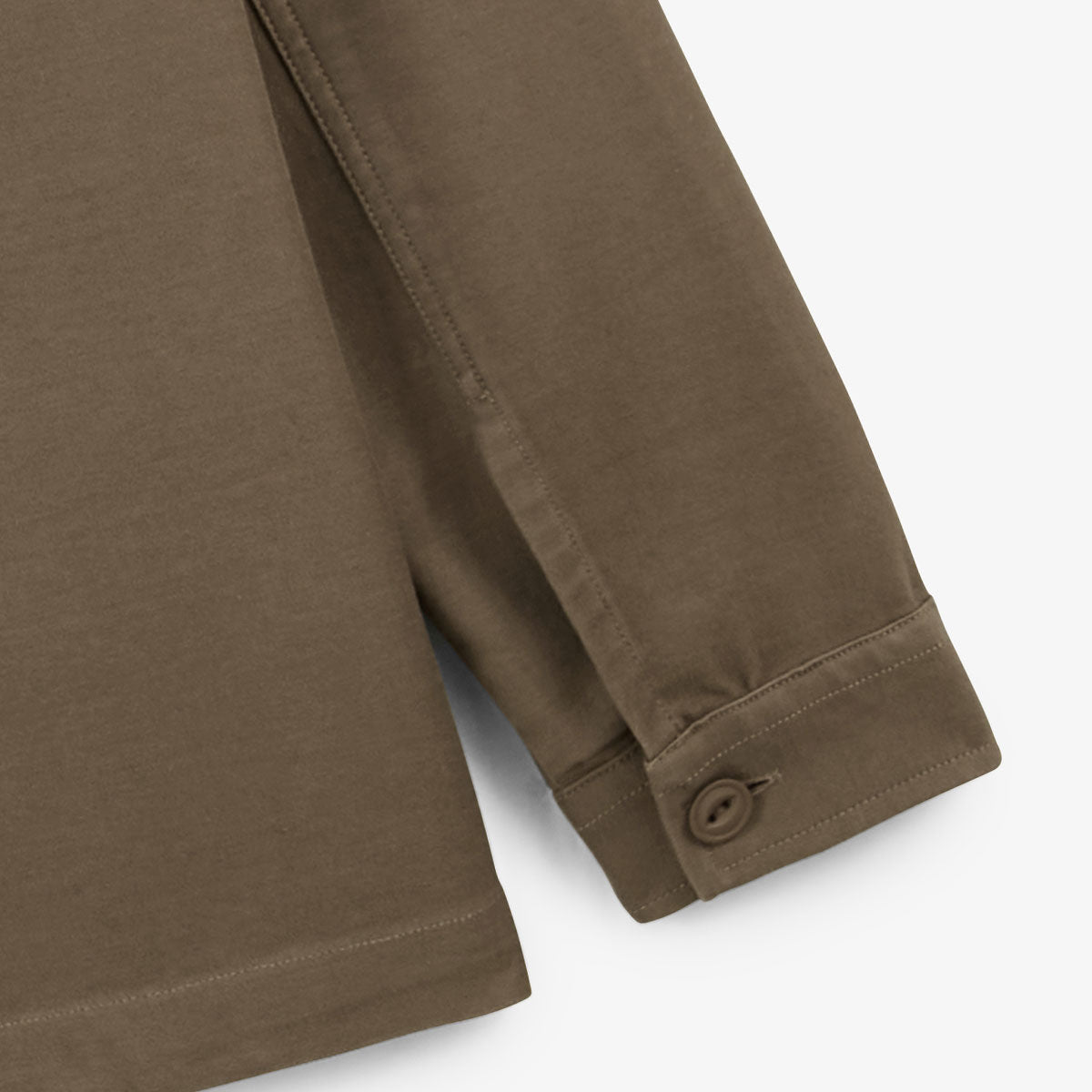 Chaqueta Worker efecto cepillado marrón shitake Wilfried Play Hombre SERGE BLANCO