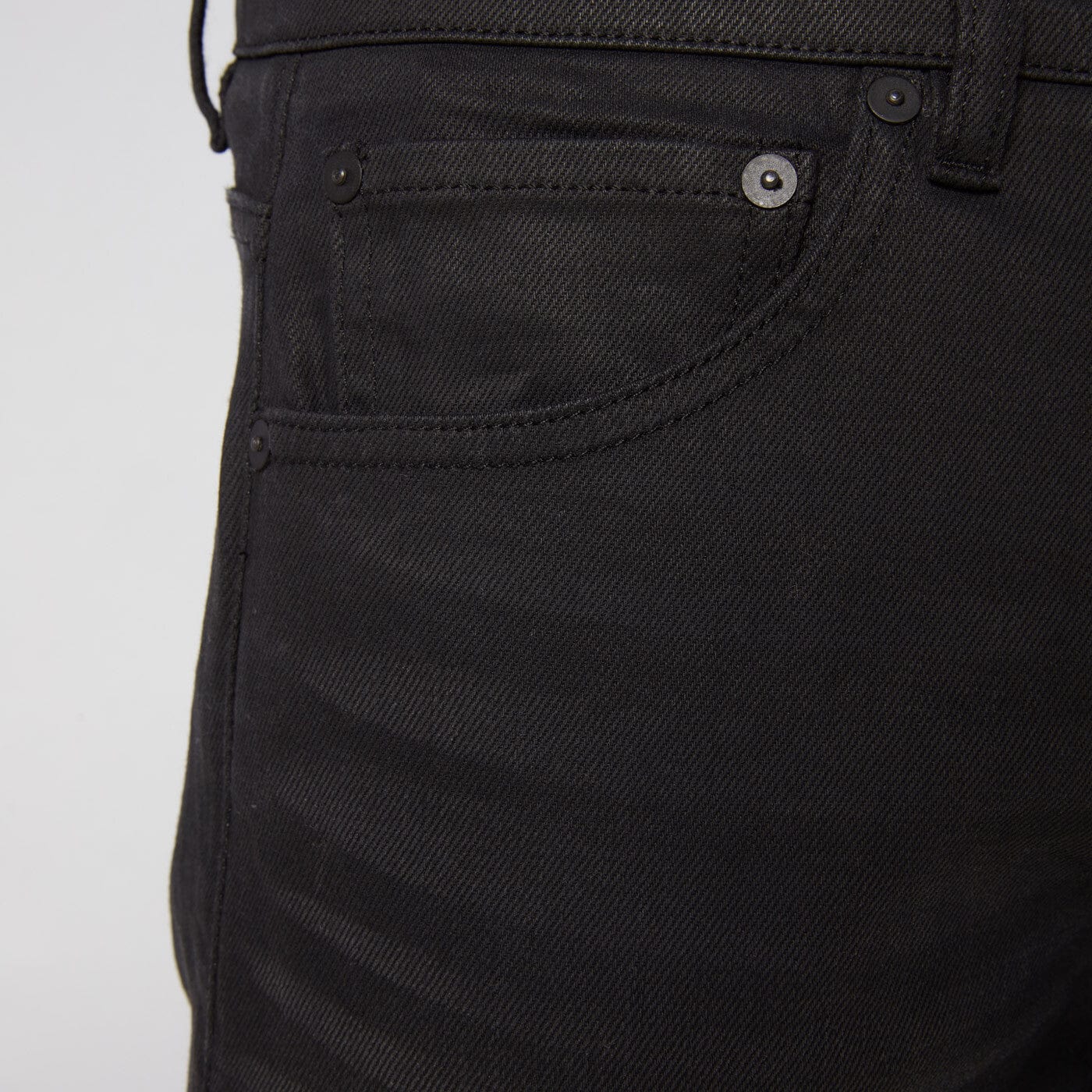 335 Jeans nite cos díreach 5 phóca Powertwist, dubh