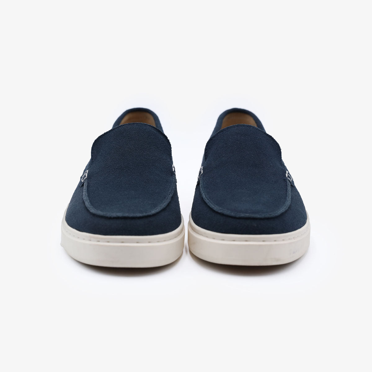 Mocasín Kentucky i leathar nubuck gorm cabhlaigh