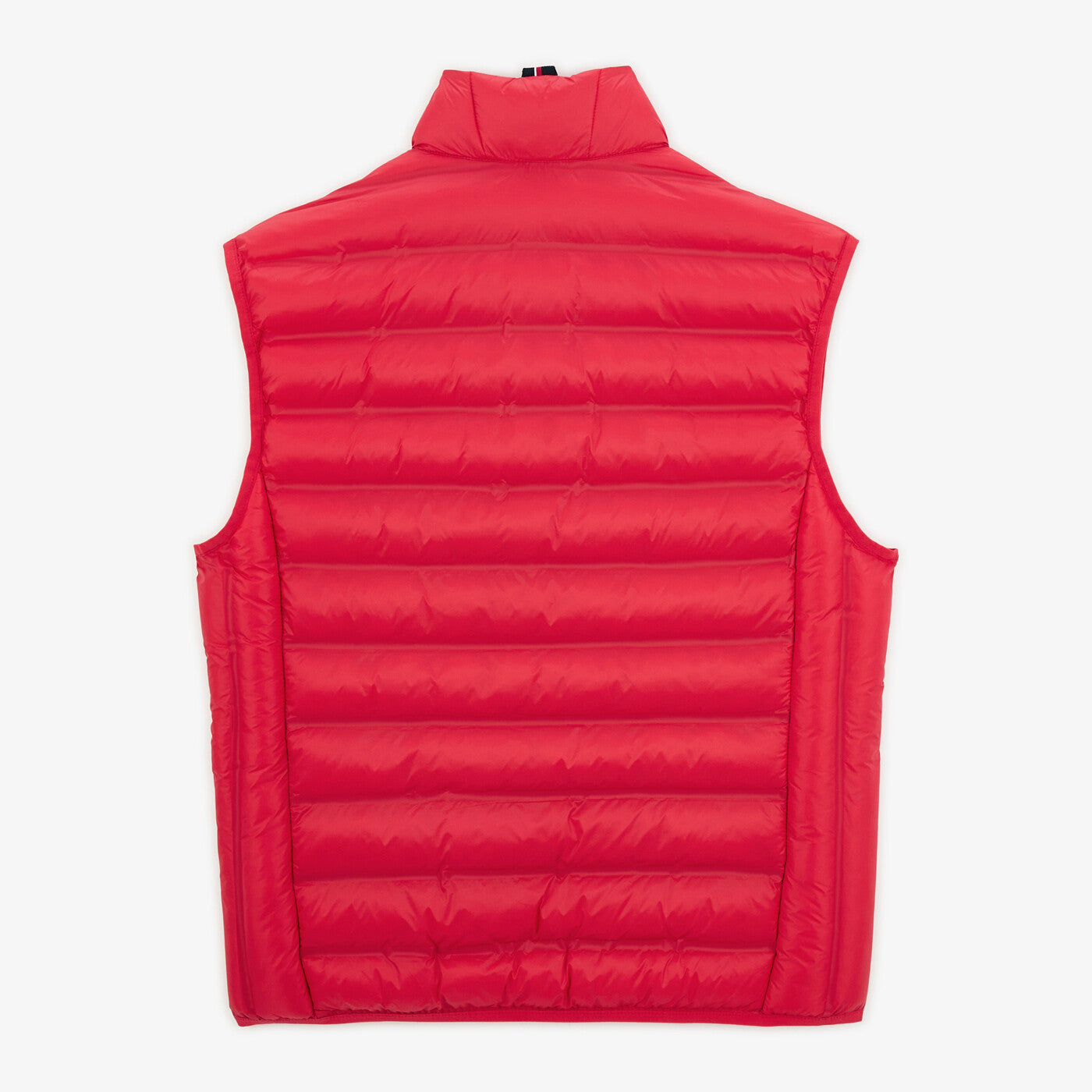 Seaicéad puffer oráiste sleeveless piumino