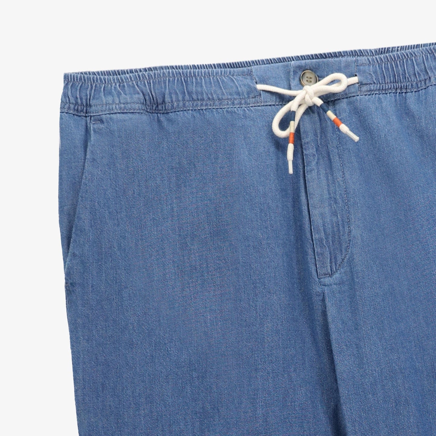 Chino 738 Chambray Tapered Leaisteach Denim Gorm Fir SERGE BLANCO