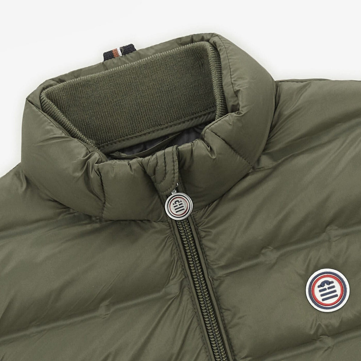 Seaicéad Puffer Gan Muinchille Piumino Sóisearach, Glas Míleata, SERGE BLANCO