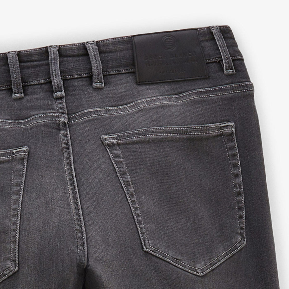 325 Jeans Caol Powertwist Liath Fir SERGE BLANCO