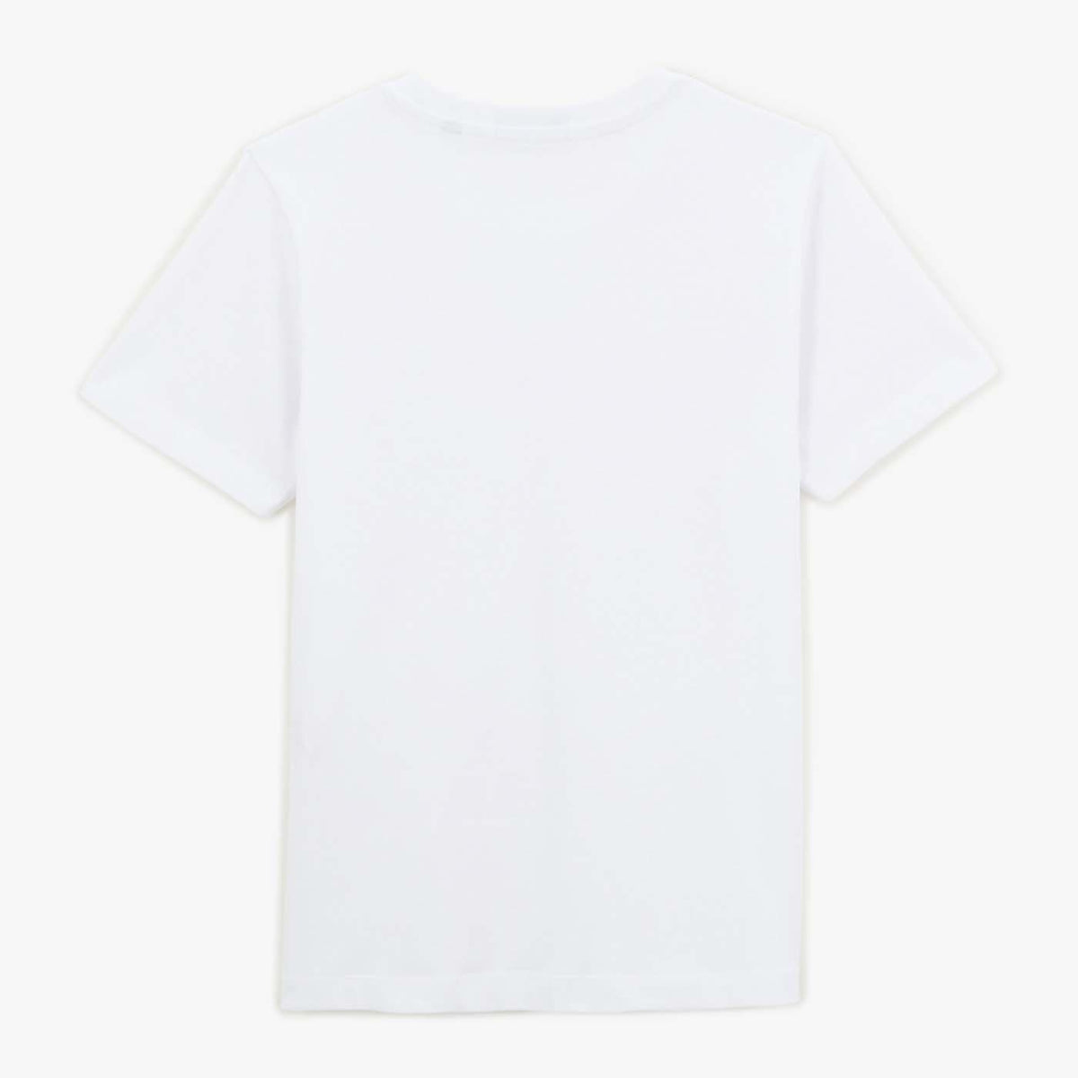 Léine T Cadáis Bán le Muinchille Gearr do Shóisearach SERGE BLANCO