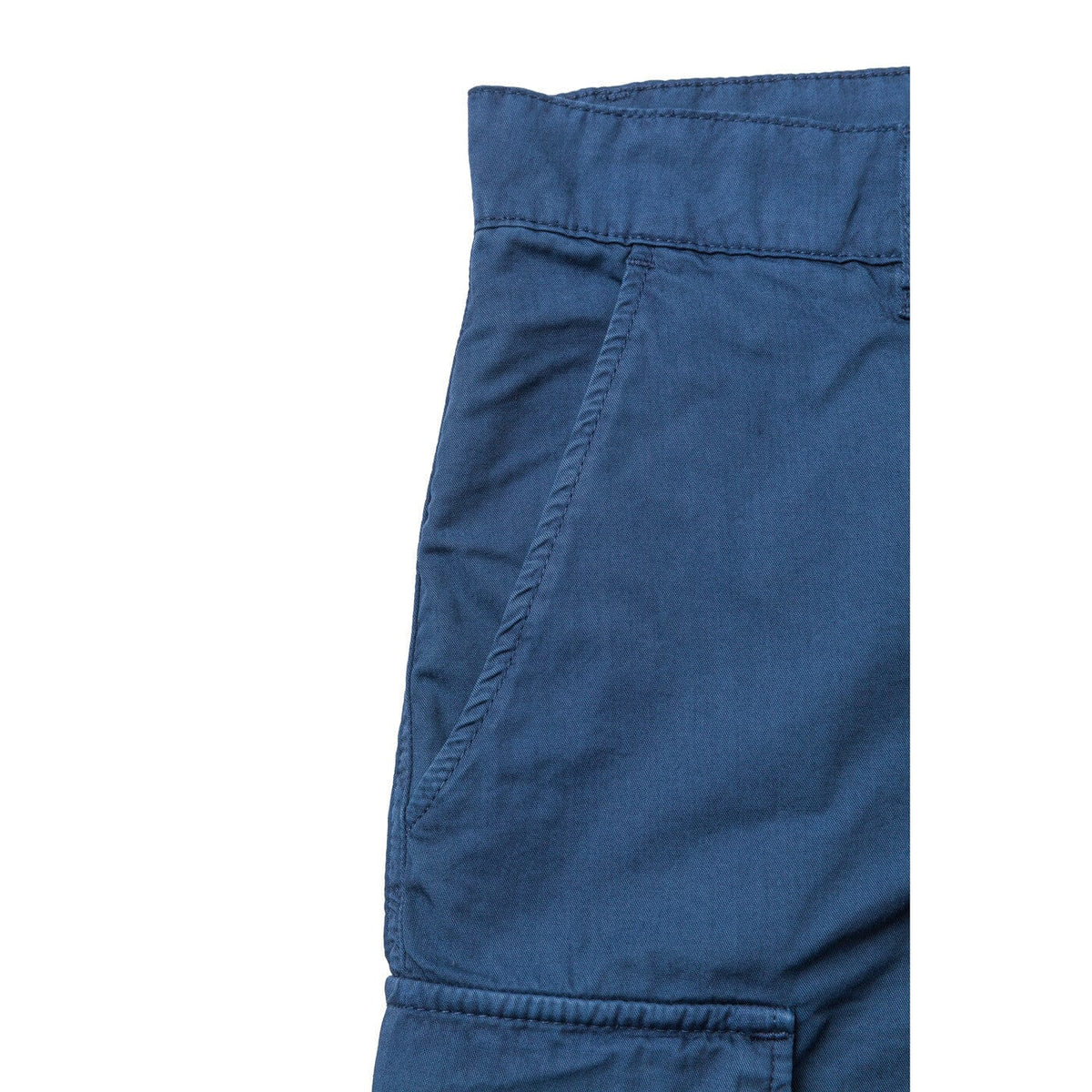 Bermuda indaco con tasche cargo