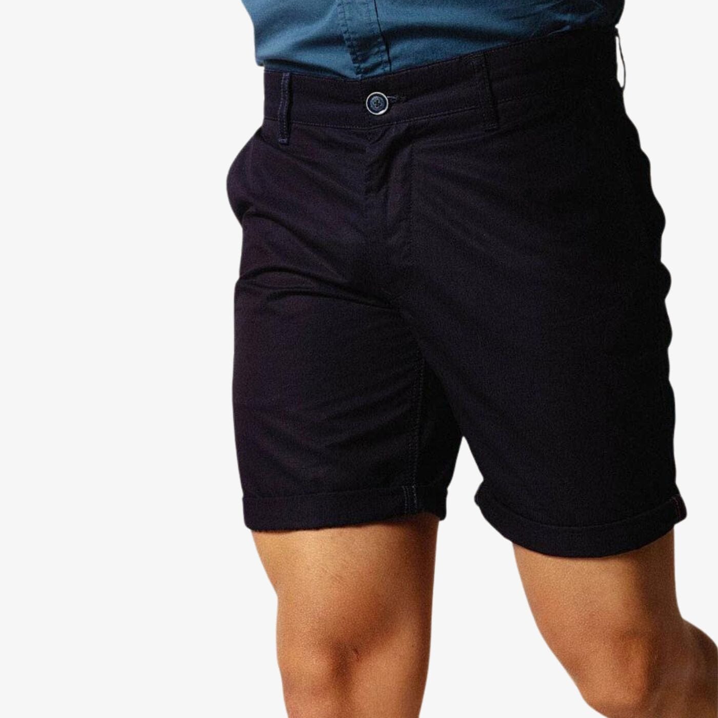 Bermuda chino a righe sottili tono su tono