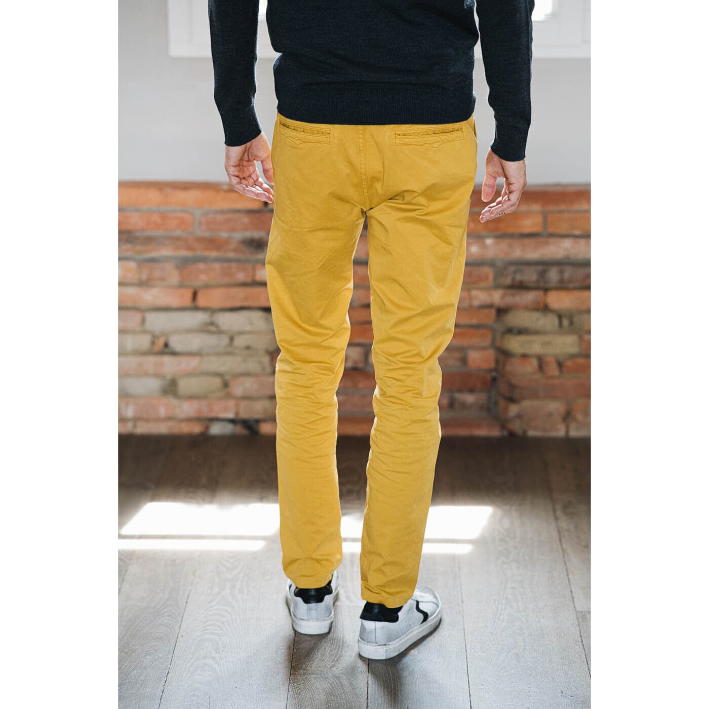 Pantaloni chino in cotone elasticizzato - Modello 702