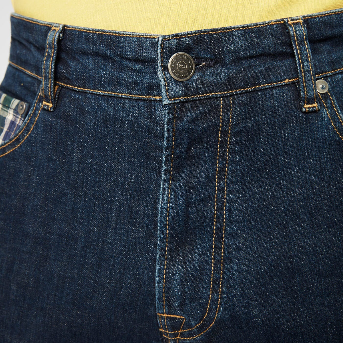 Pantaloni 330 Tapered Fit in velluto blu