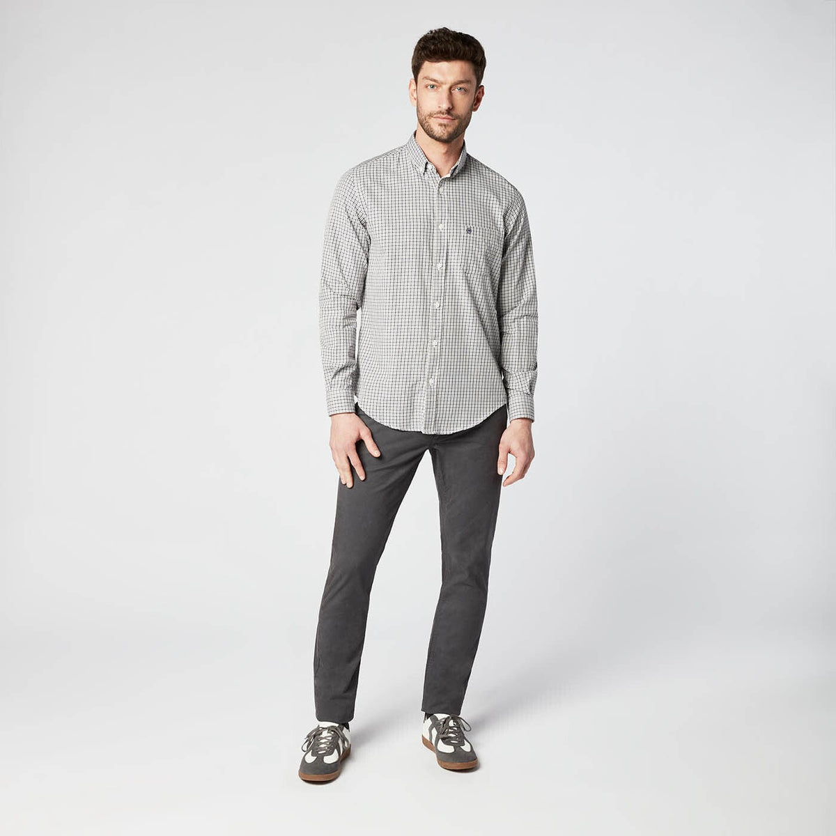 Camicia a maniche lunghe a quadri