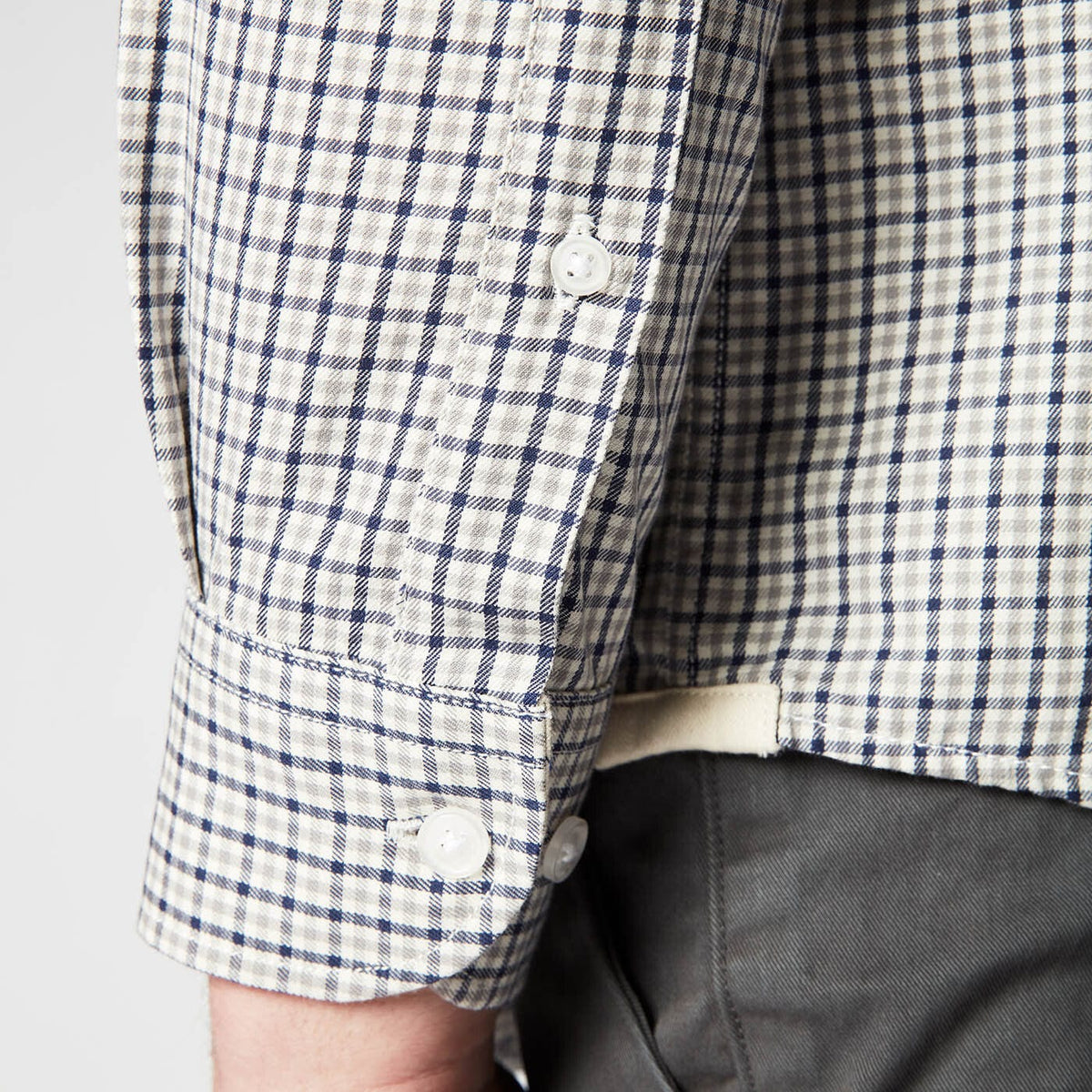 Camicia a maniche lunghe a quadri