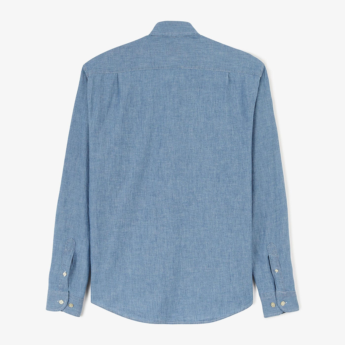 Camicia in chambray a maniche lunghe