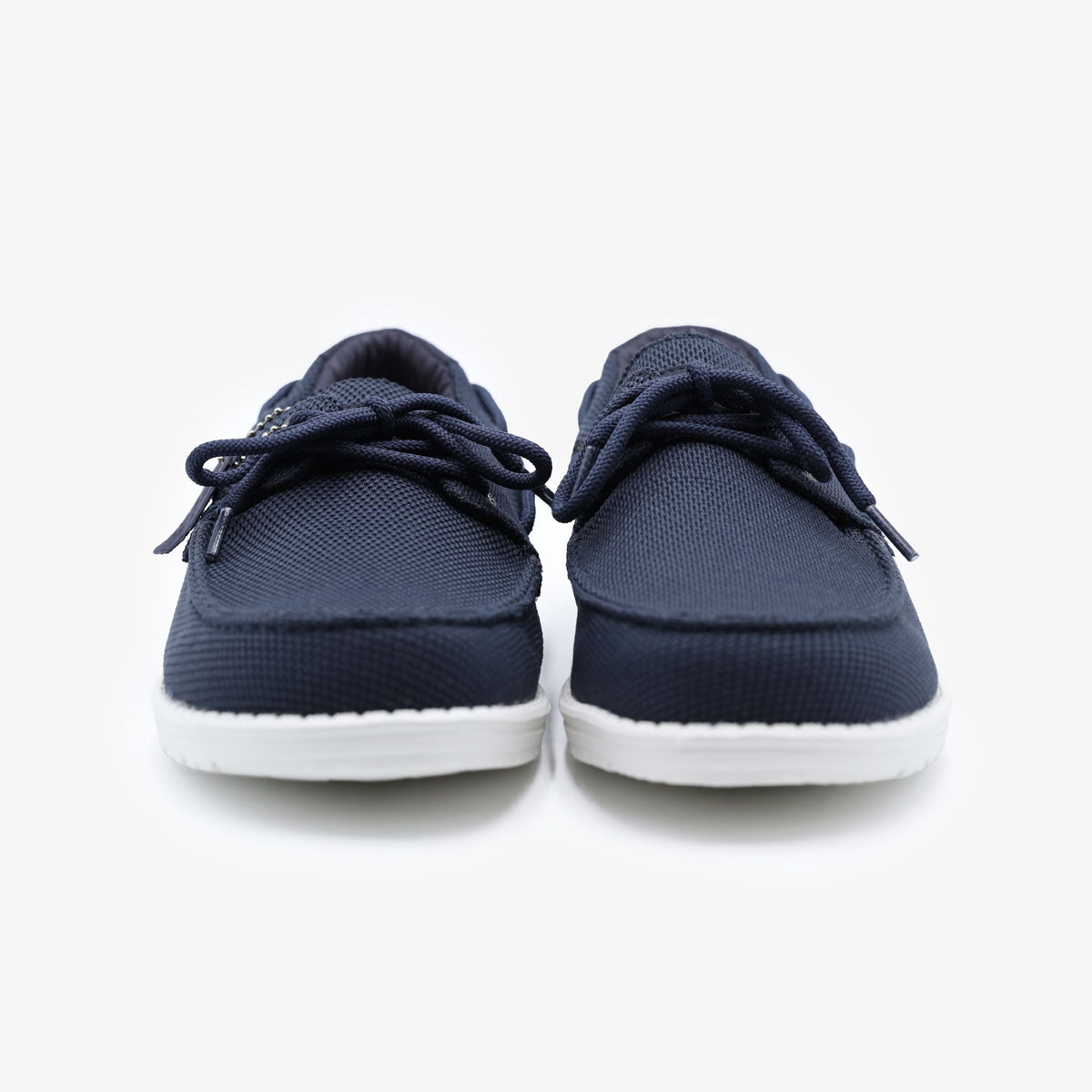 Scarpe da barca Socoa in maglia elasticizzata blu navy