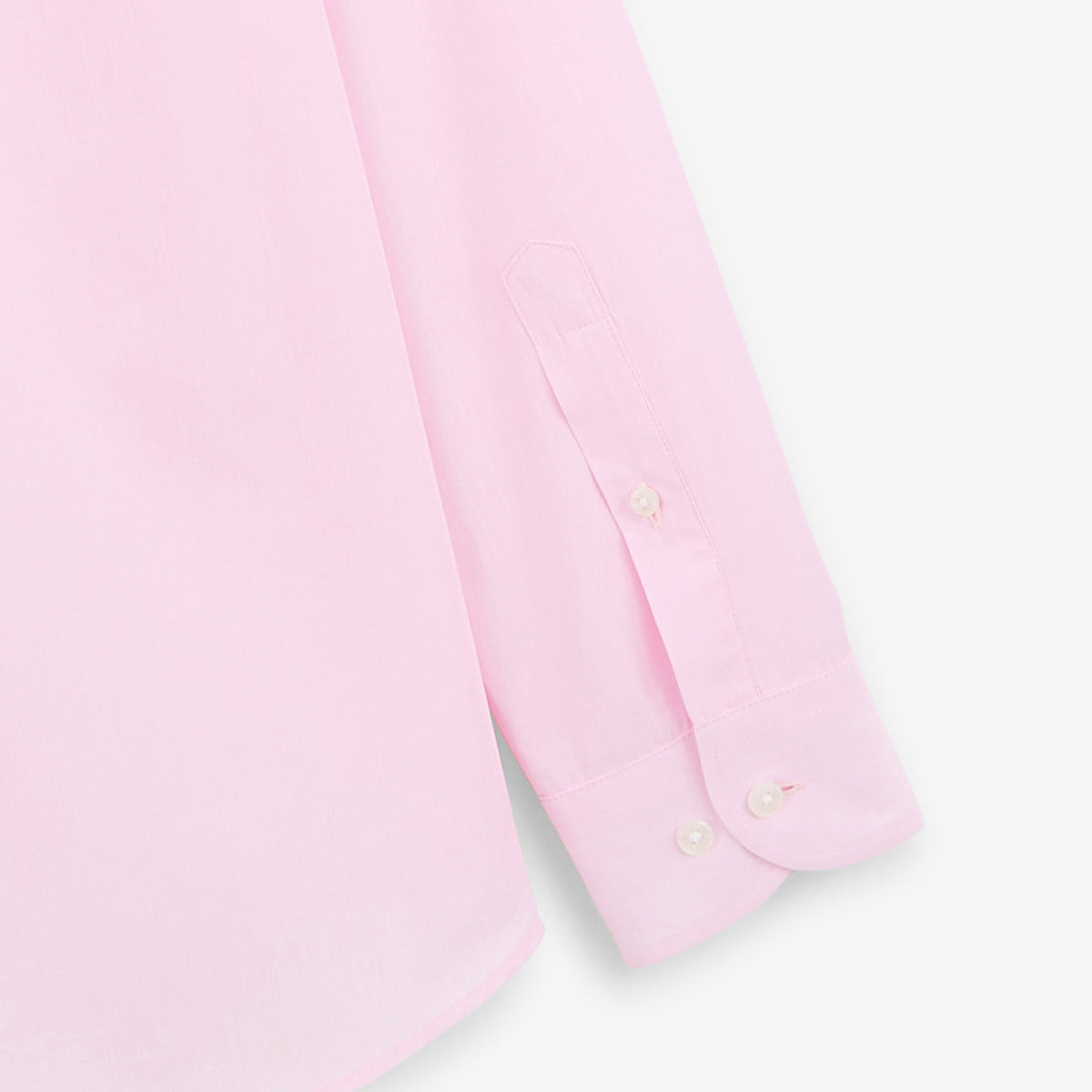 Camicia a maniche lunghe in cotone rosa Charles uomo SERGE BLANCO