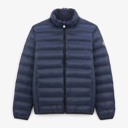 Piumino da uomo Piumino a maniche lunghe blu navy