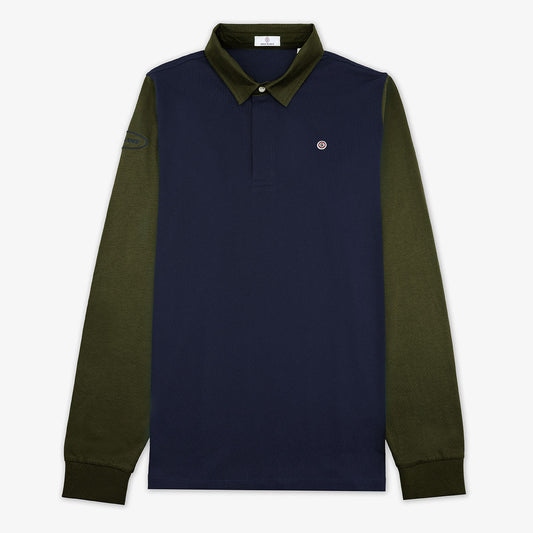 Maglia da rugby Livio in jersey blu navy