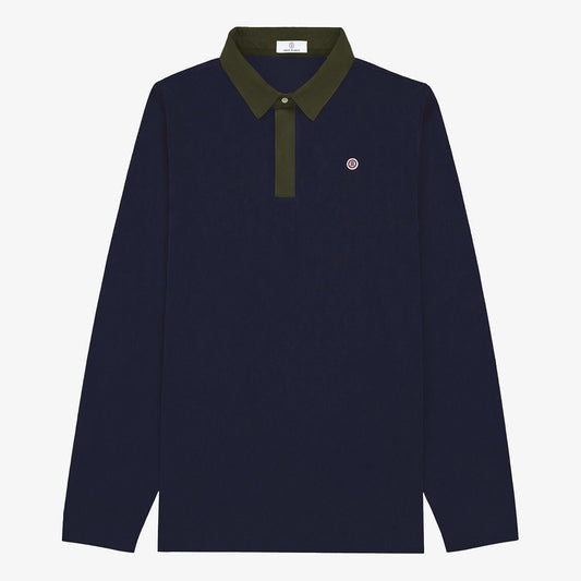 Maglia da rugby Livio in jersey blu navy