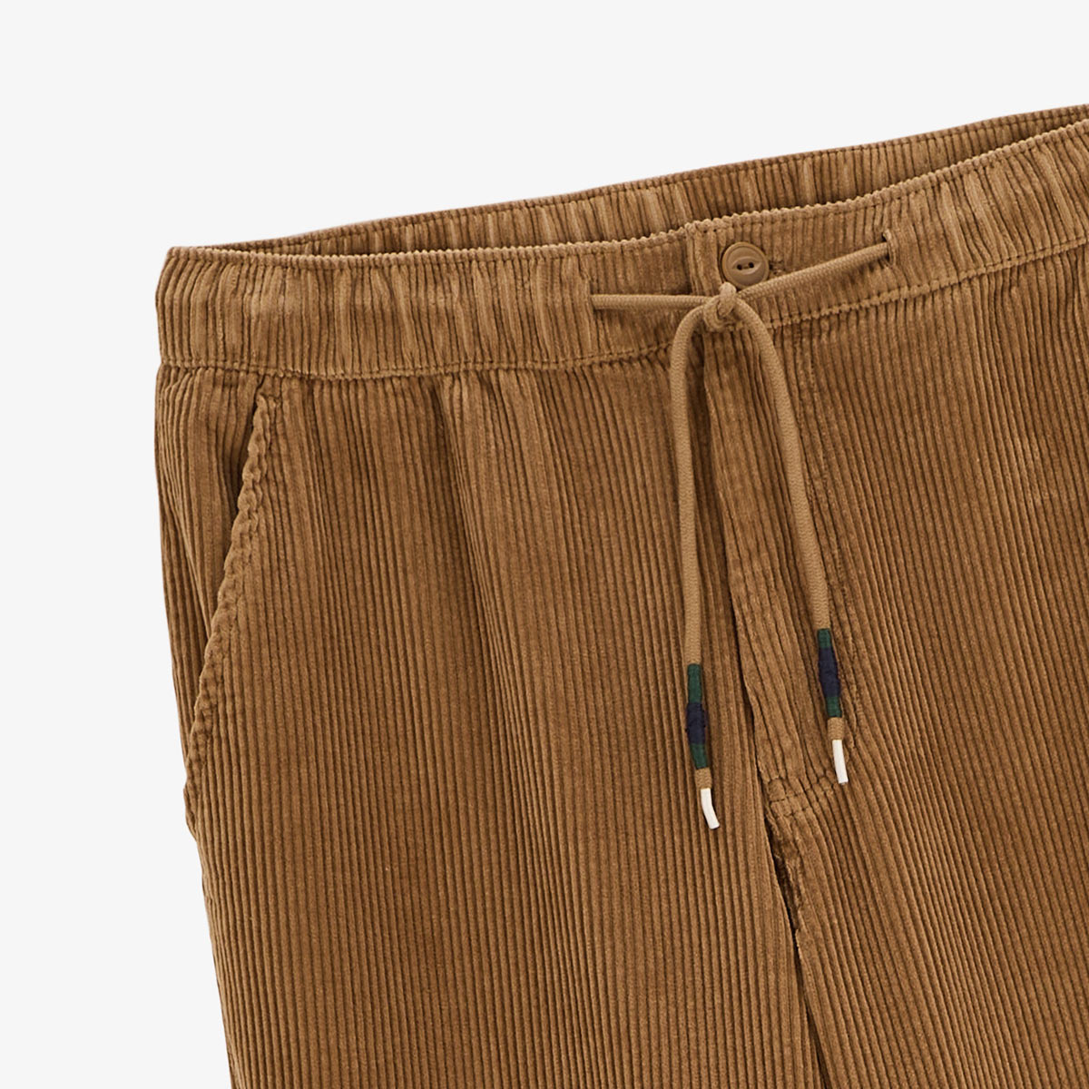 Pantaloni 549 in velluto a coste regular comfort con elastico in vita marrone nocciola da uomo SERGE BLANCO