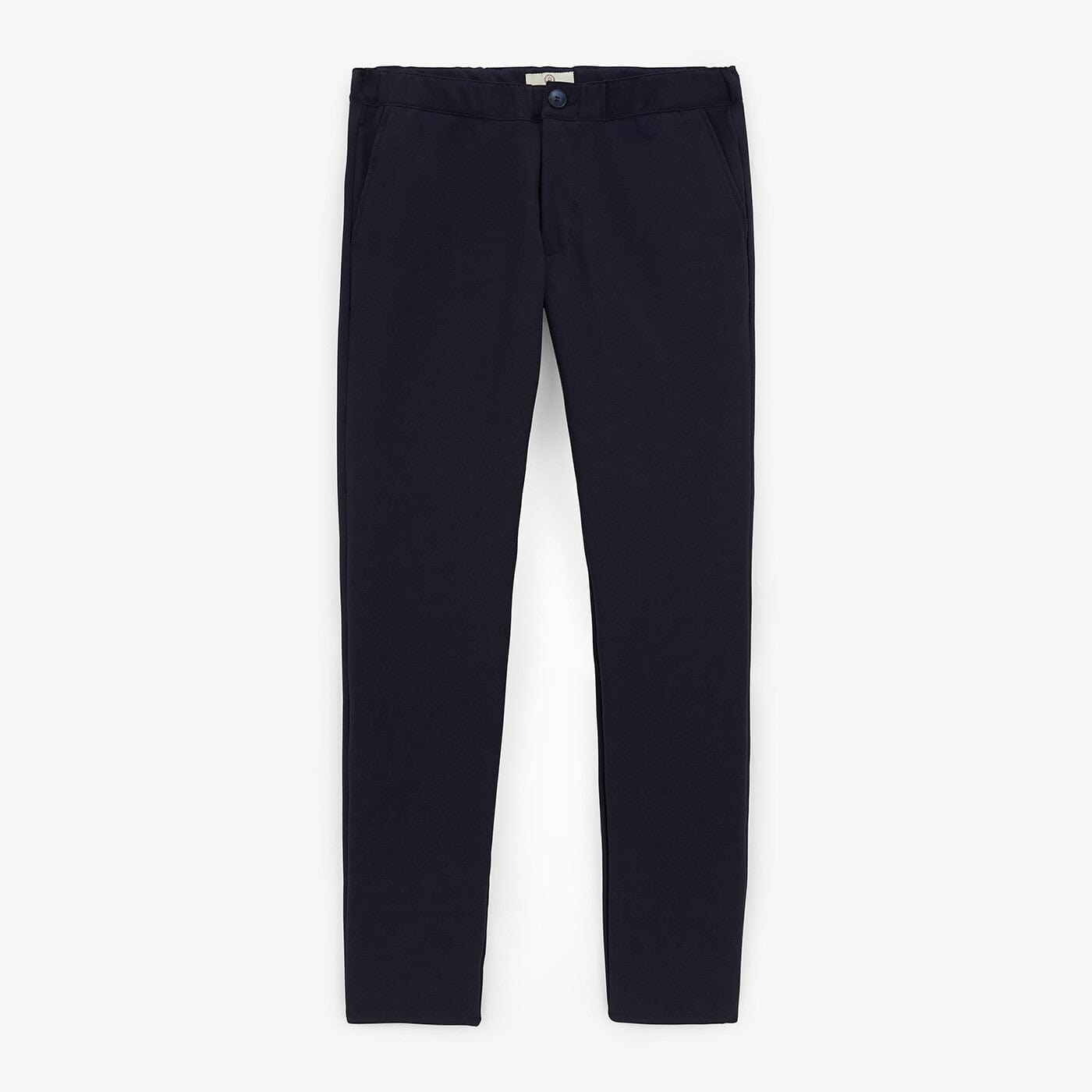 Pantaloni elasticizzati con elastico in vita blu scuro