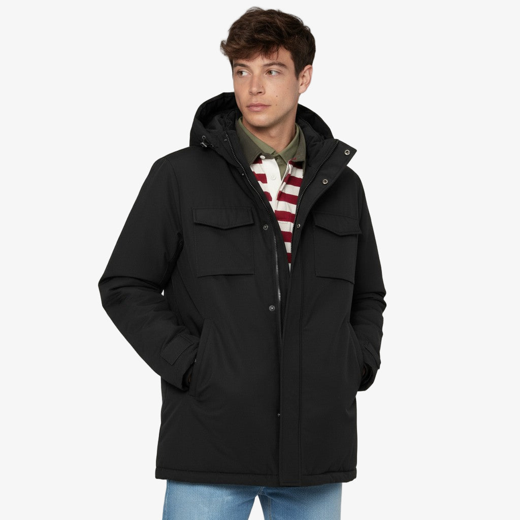 Parka invernale nero Laurent Uomo SERGE BLANCO