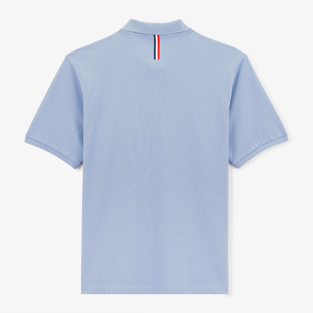 Polo in cotone piqué Lucas azzurro da uomo serge blanco