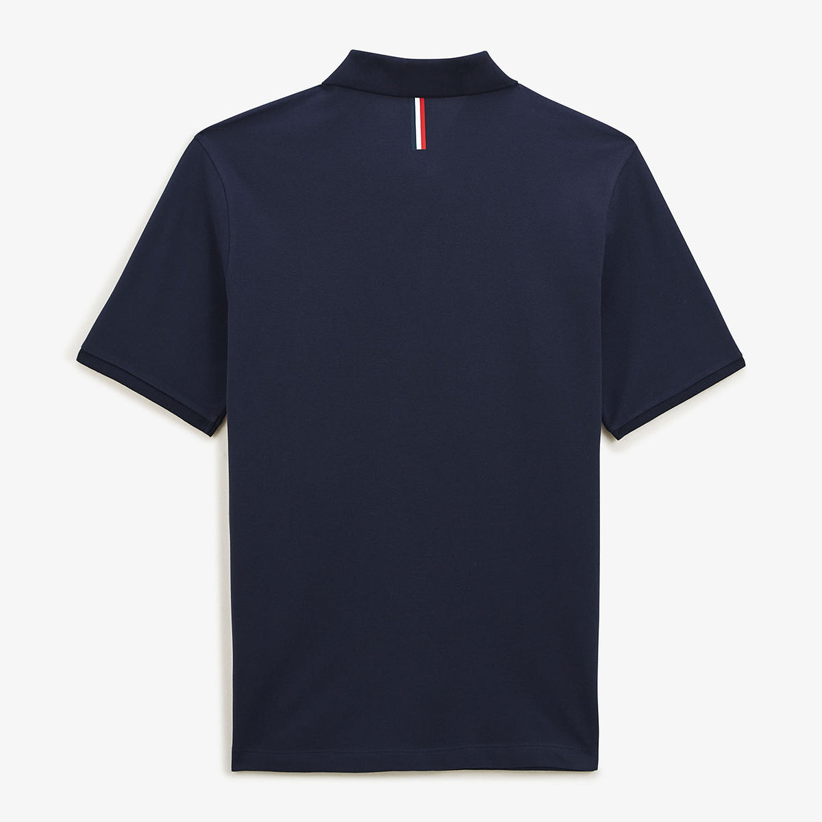 Polo Lucas blu navy in cotone piqué da uomo serge blanco