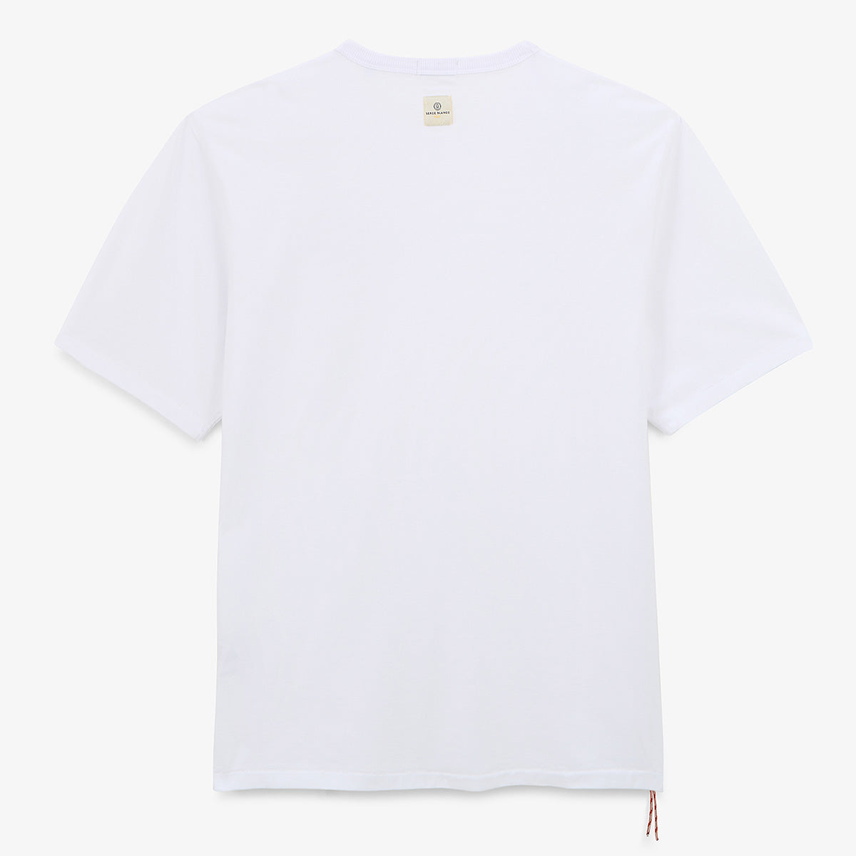 T-shirt girocollo in jersey di cotone con stampa sumo sul petto UOMO SERGE BLANCO