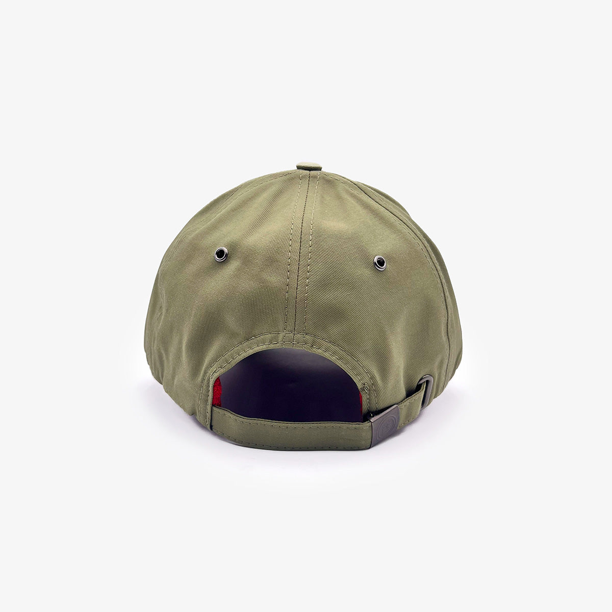 Cappellino da uomo in cotone verde kaki serge blanco