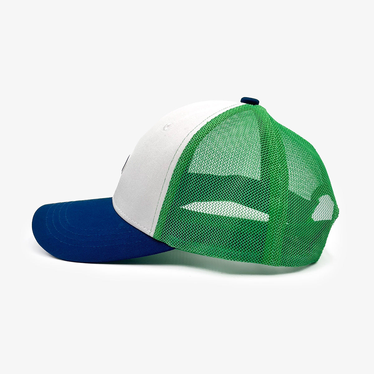 Cappellino Trucker Blu Opale e Verde Uomo SERGE BLANCO