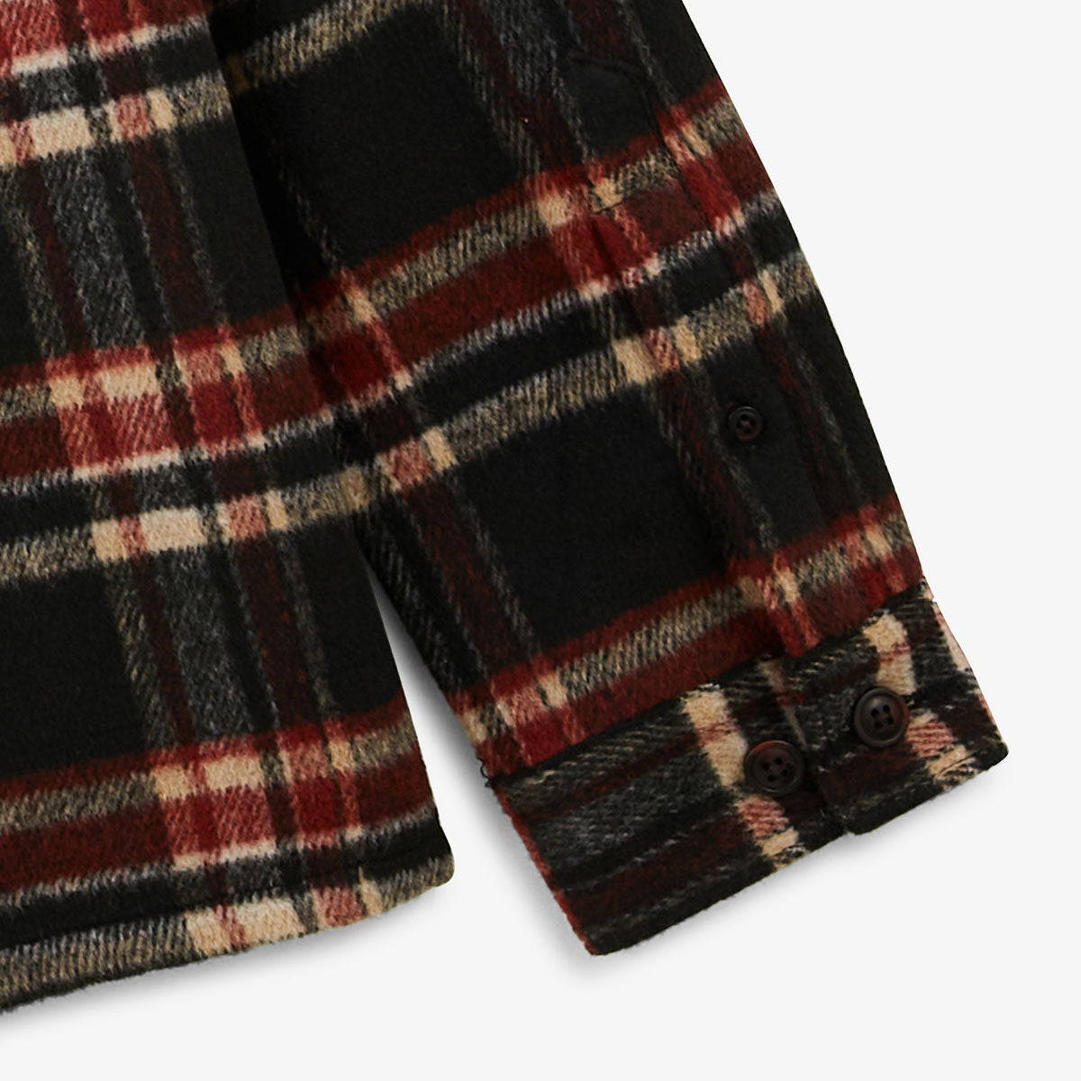 Camicia a maniche lunghe a quadri nera Clovis Play Uomo SERGE BLANCO