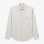 Camicia a maniche lunghe in cotone a righe Charles Play Uomo SERGE BLANCO