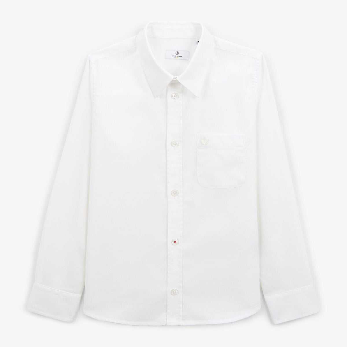 Camicia Oxford Junior bianca SERGE BLANCO