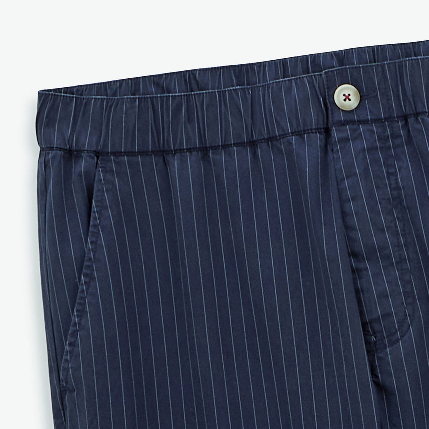 Chino 549 in cotone a righe tennis blu notte da uomo SERGE BLANCO