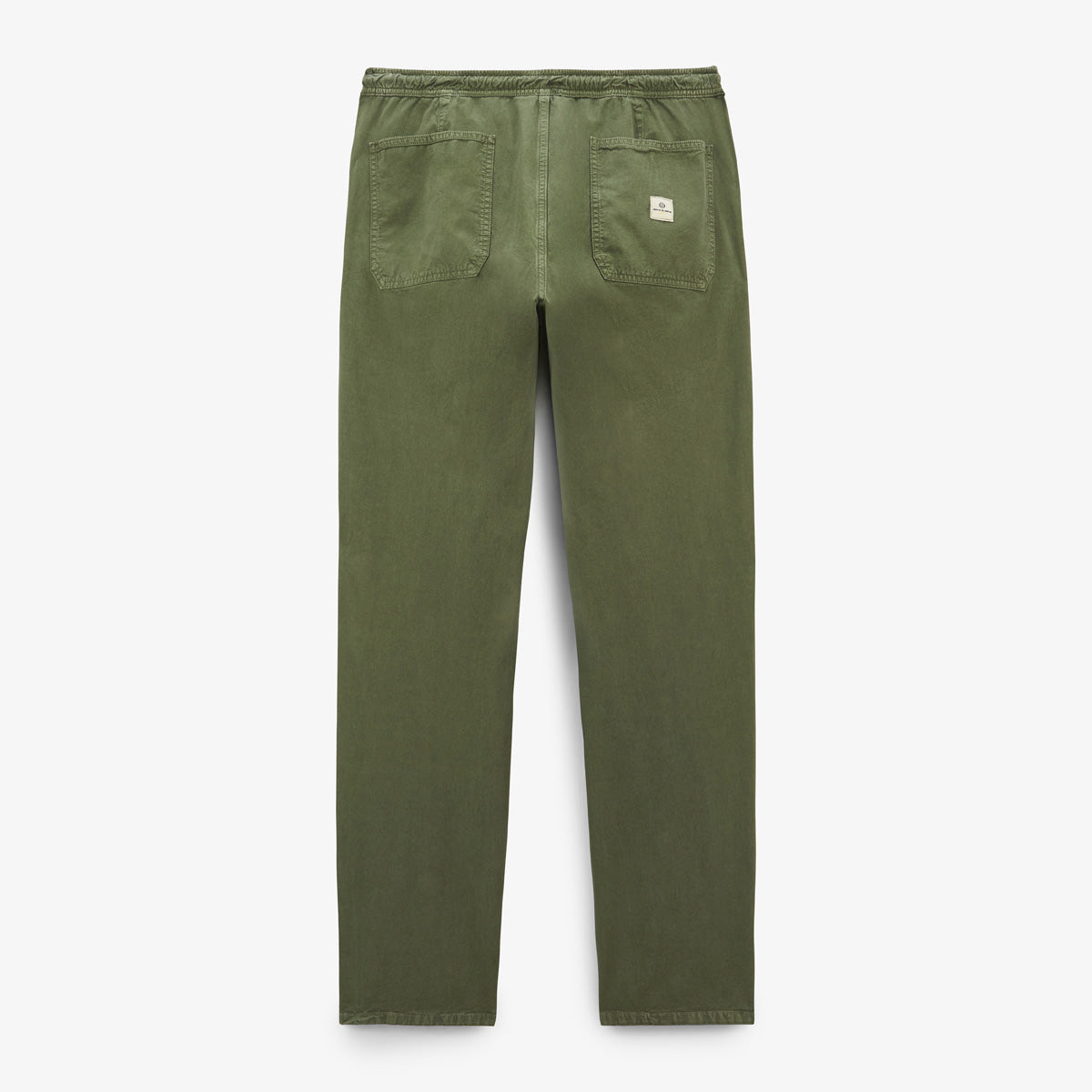 Chino 551 Taglio ampio in cotone elasticizzato verde militare da uomo SERGE BLANCO