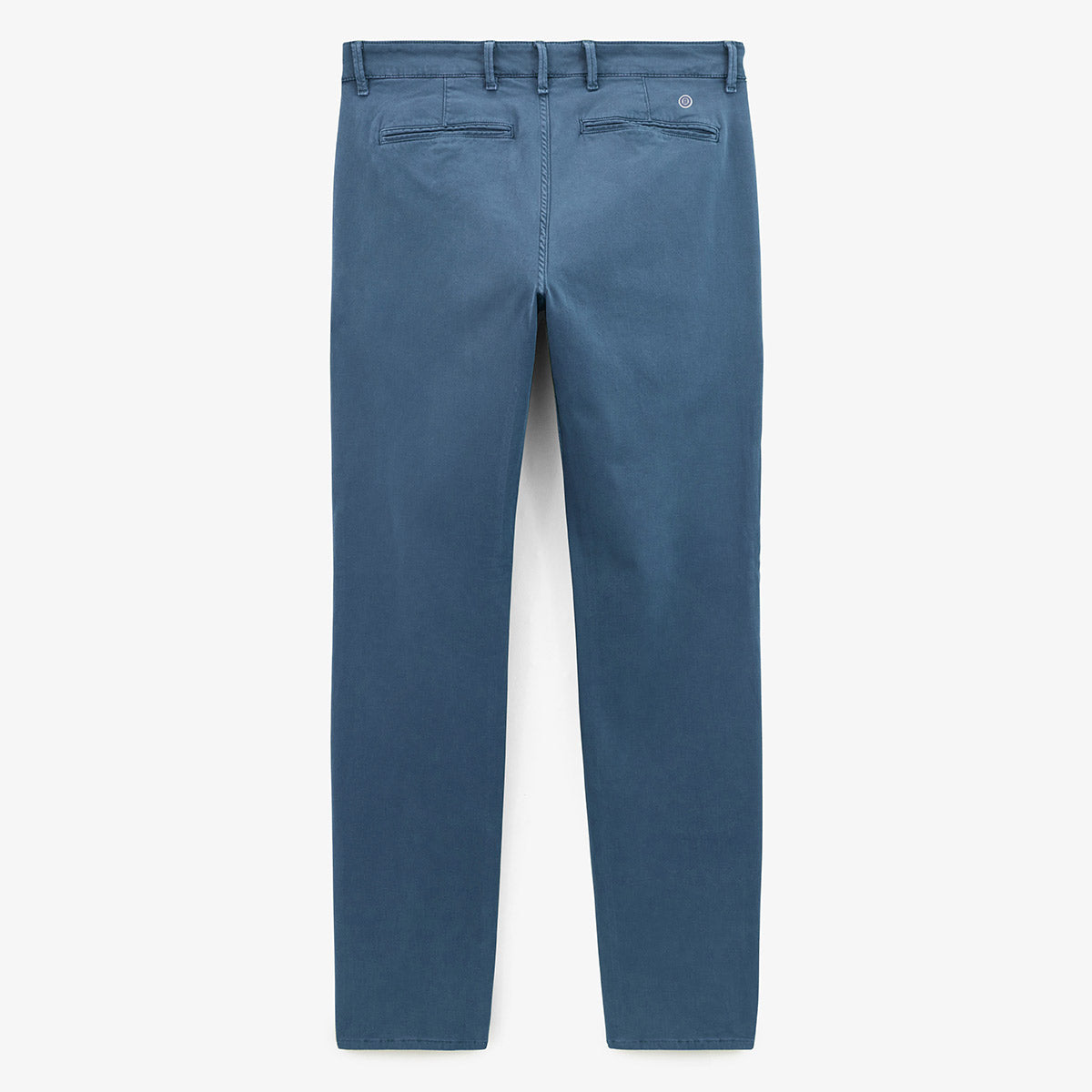 Chino 702 in cotone taglio comodo blu ceruleo da uomo SERGE BLANCO