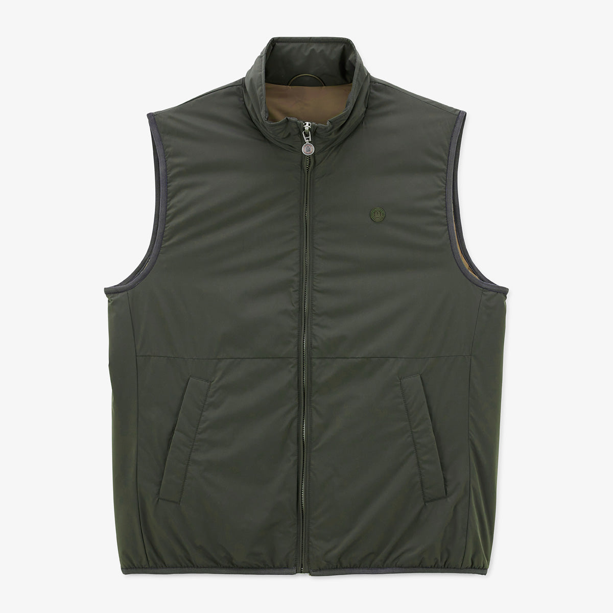Gilet senza maniche Daytona Ultralight verde inglese da uomo SERGE BLANCO