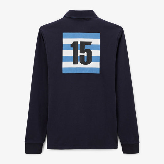Maglia da rugby a maniche lunghe blu navy scuro Lohan Uomo SERGE BLANCO