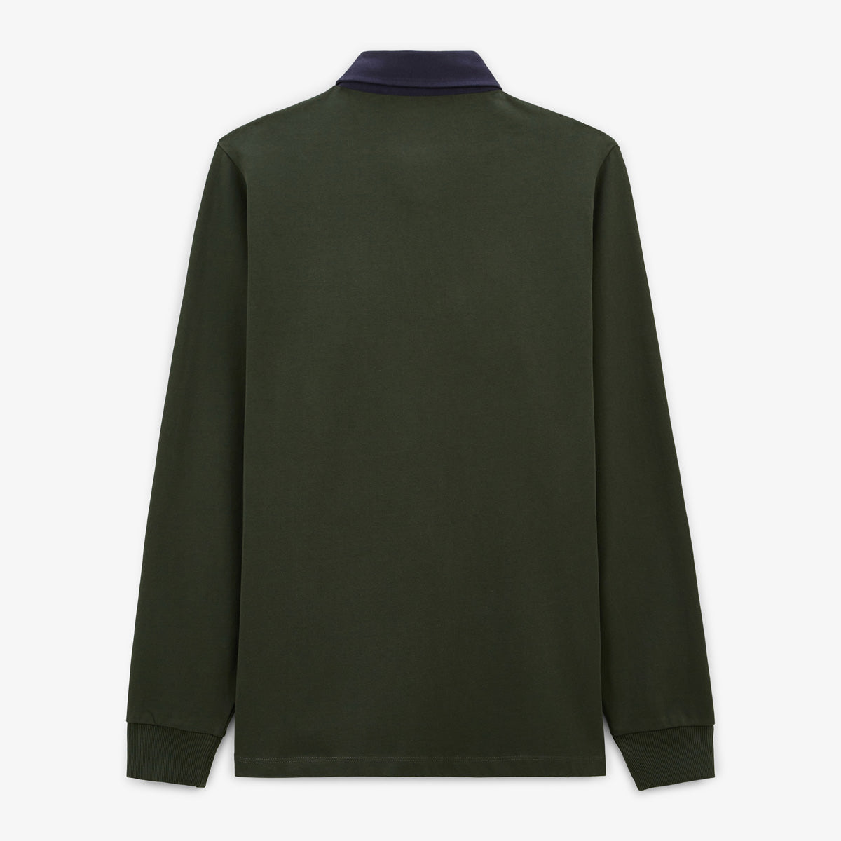 Maglia da rugby a maniche lunghe in cotone verde inglese Lupin da uomo SERGE BLANCO