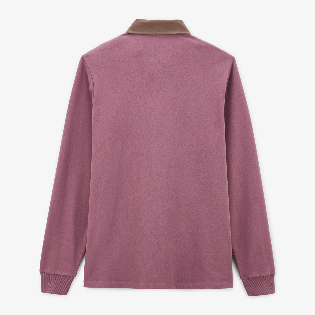 Maglia da rugby a maniche lunghe in cotone viola porpora Lupin da uomo SERGE BLANCO