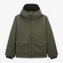 Parka Dimitri idrorepellente in pile verde militare da uomo SERGE BLANCO