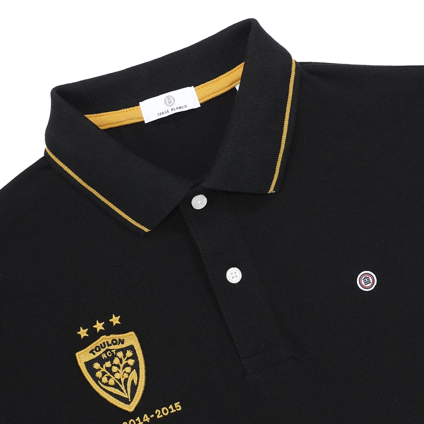 Polo RCT Triplé Coppa Europa Nero Uomo SERGE BLANCO