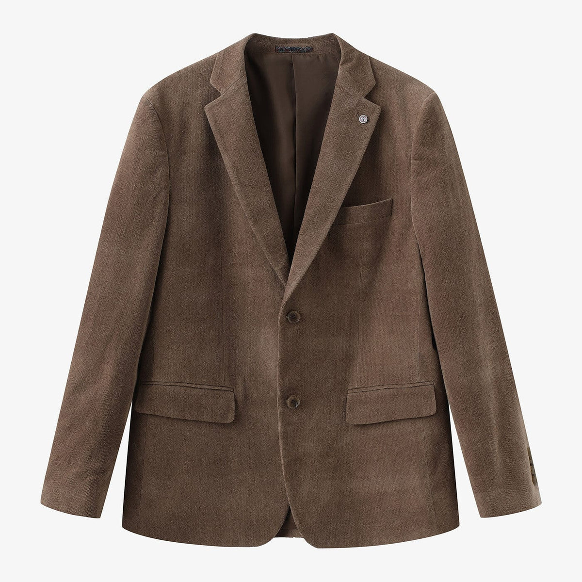 Giacca blazer Henri in velluto color cioccolato Uomo SERGE BLANCO