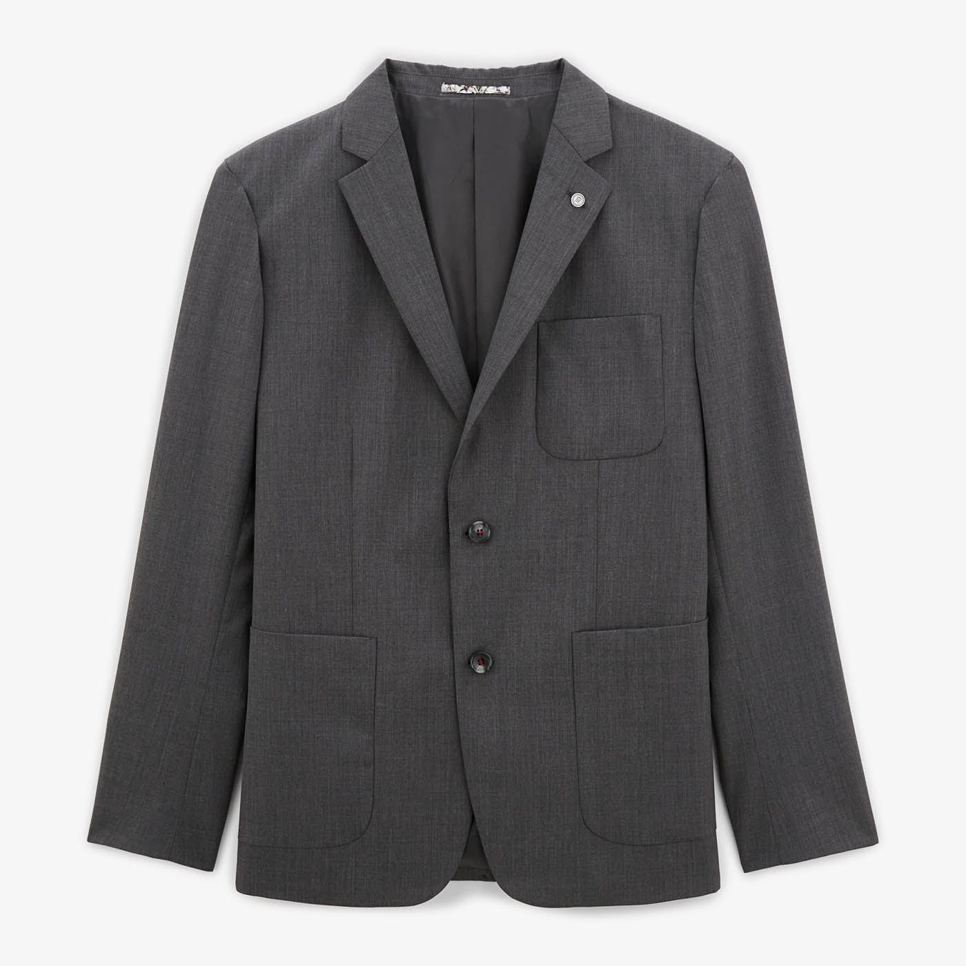 Giacca blazer Simonni grigio melange da uomo SERGE BLANCO