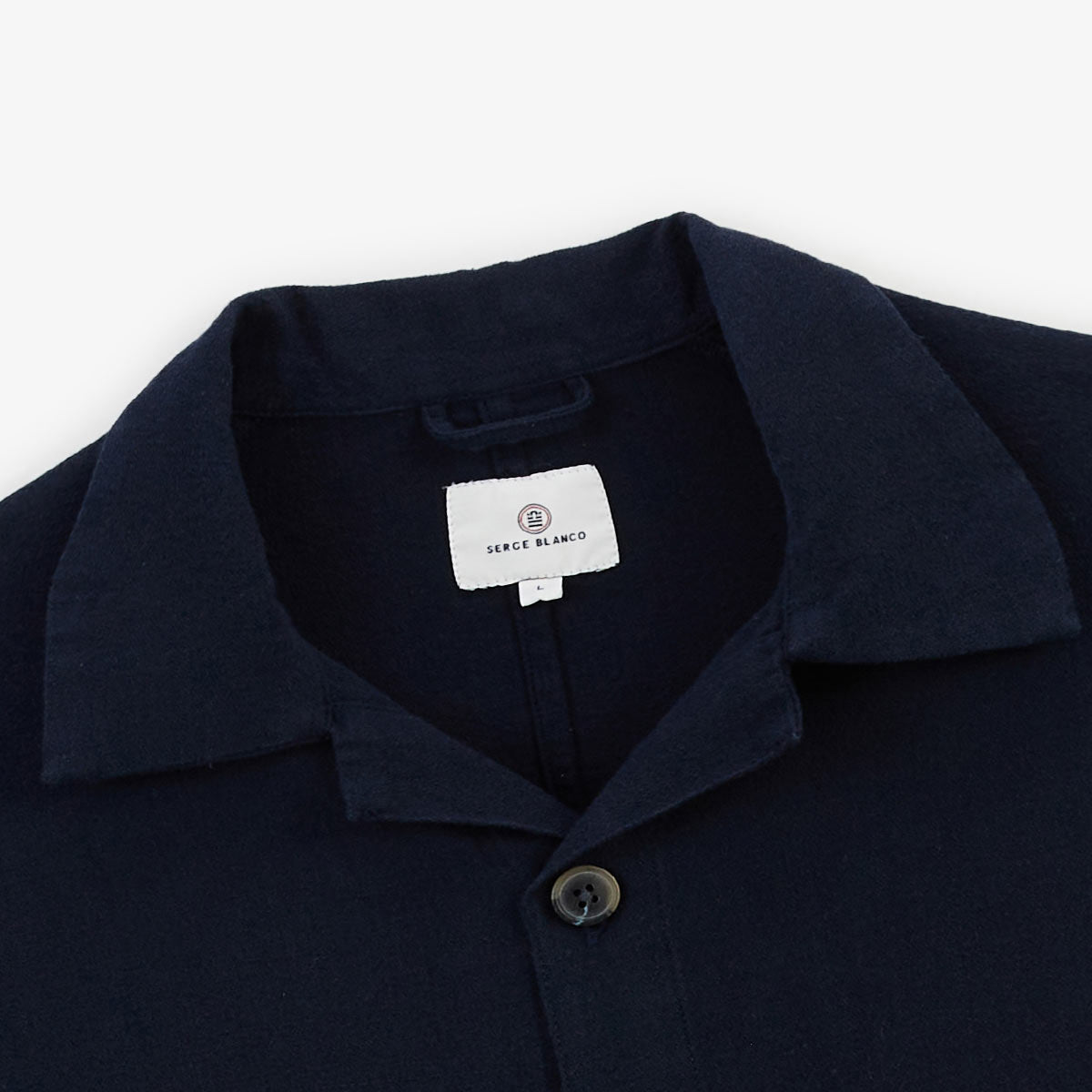 Giacca da lavoro in cotone Wael blu navy UOMO SERGE BLANCO