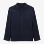 Giacca Worker Seersucker Blu Navy Scuro Waël Uomo SERGE BLANCO